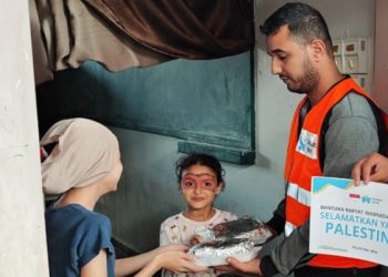 Sahabat Yatim Bagikan Ribuan Porsi Makanan untuk Rakyat Gaza