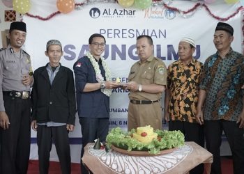 Hadirkan Pusat Interaksi Masyarakat Desa, LAZWaf Al Azhar Kembali Resmikan Saung Ilmu di Desa Kotayasa