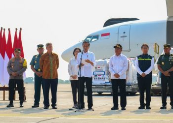 Presiden RI Kembali Lepas Bantuan Kemanusiaan BAZNAS ke Palestina