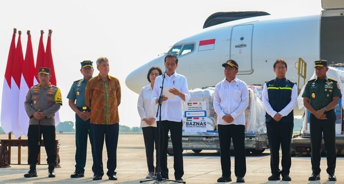 Presiden RI Kembali Lepas Bantuan Kemanusiaan BAZNAS ke Palestina