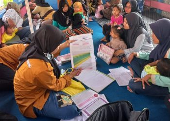 Saung Ilmu Fasilitasi Kegiatan Posyandu di Desa Haurngombong
