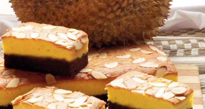 Resep Almond Durian Brownies