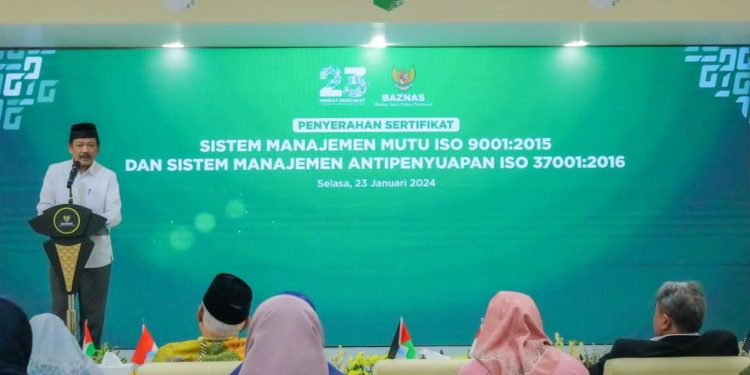 BAZNAS RI Berhasil Raih 2 Sertifikat ISO Bergengsi