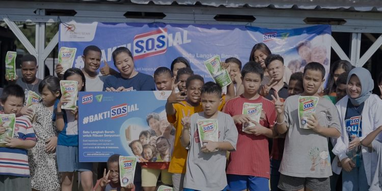 Ciptakan Satu Langkah Bersih untuk Ribuan Senyuman,  SOS Hadirkan #BaktiSOSial