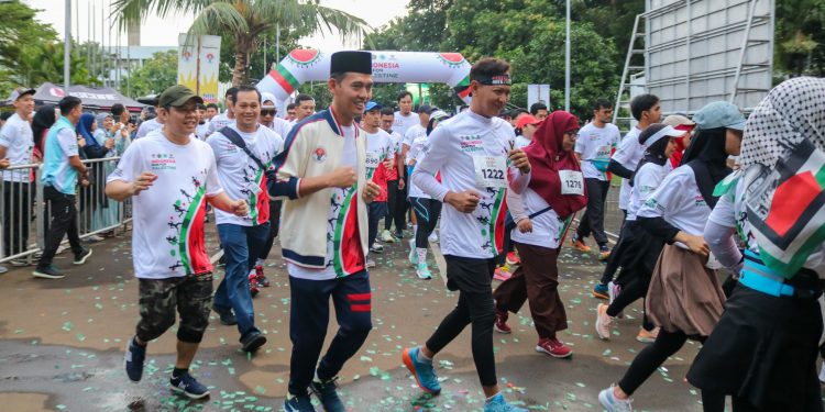 Solidaritas Bersama Palestina, BAZNAS RI Gelar Indonesia Run For Palestine Diikuti Ribuan Pelari