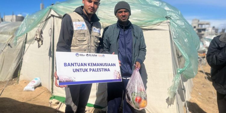 Aksi Nyata Solidaritas untuk Palestina, LAZ Al Azhar Kembali Kirimkan Bantuan