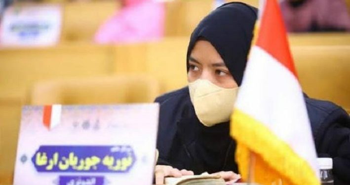 Nuriah Jurian Arga Raih Peringkat Ketiga MTQ Internasional ke 40 di Iran