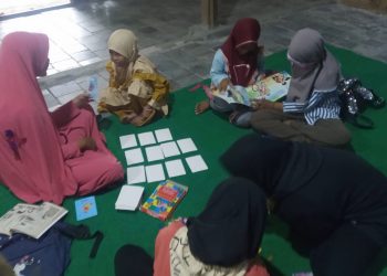 Tingkatkan Literasi, Saung Ilmu Desa Buntalan Wetan Hadirkan Ruang Baca Anak