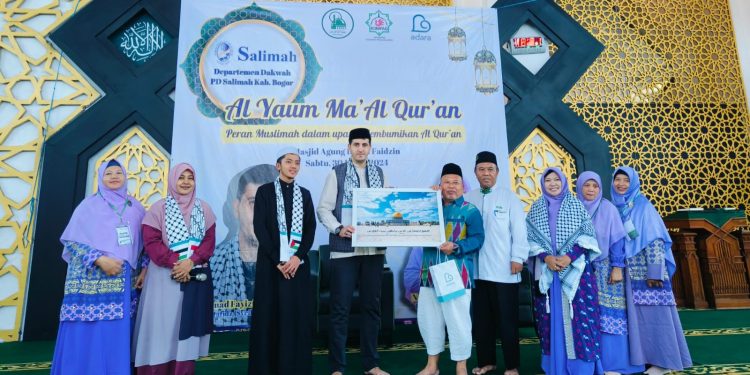 Salimah Kabupaten Bogor Selenggarakan Al Yaum Ma’Al Qur’an dan Penggalangan Dana Palestina