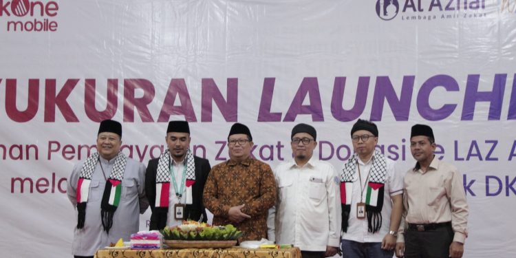 Permudah Ibadah Zakat, LAZ Al Azhar dan Bank DKI Syariah Luncurkan Layanan Zakat di Aplikasi JakOne Mobile