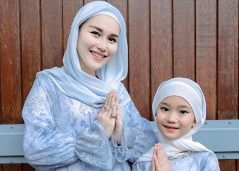 Kekompakan Ayu Ting Ting dan Bilqis dalam Berbusana di Hari Raya, Selalu menjadi Inspirasi Warganet