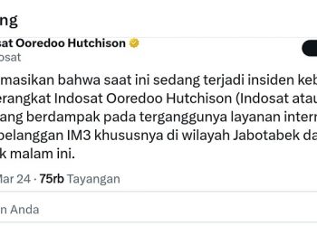 Gedung Indosat Terbakar, Mengakibatkan Layanan Internet Padam Se-Jabotabek dan Jawa Barat