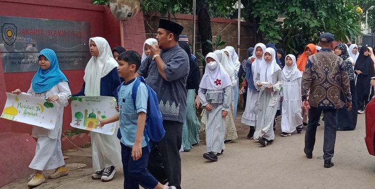 Sambut Ramadan, SD JISc Mengadakan Karnaval
