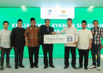 BAZNAS Beri Kemudahan Sedekah bagi Jamaah Haji dan Umroh PT Sindowisata