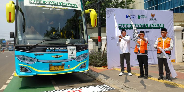 Bantu Pejuang Umat, BAZNAS Berangkatkan Marbot dan Guru Ngaji Mudik Gratis