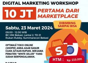 Cara Meraih 10 Juta Pertama dari Marketplace Shopee bersama White Seller Ichwan Ziyad Makarim