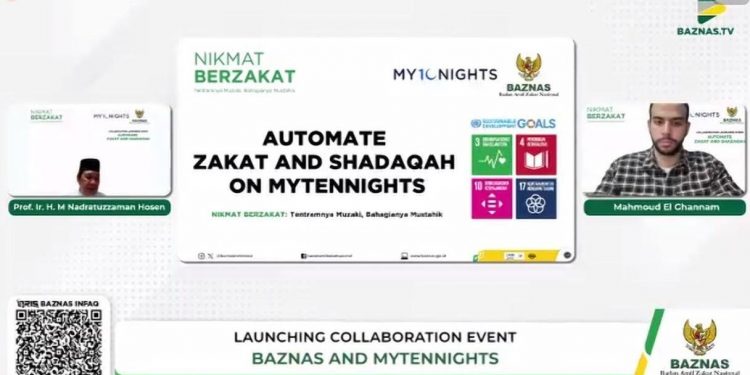 BAZNAS RI Gandeng MyTenNights, Platform Online untuk Optimasi Pembayaran Zakat dan Sadaqah di 10 Hari Terakhir Ramadan