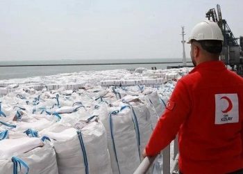 Turki Mengirimkan Sekitar 40.000 Ton Bantuan Kemanusiaan ke Gaza