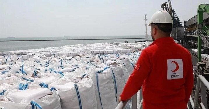 Turki Mengirimkan Sekitar 40.000 Ton Bantuan Kemanusiaan ke Gaza