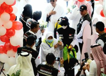 Kebahagiaan Jemaah Haji Indonesia 2024 Tiba di Makkah