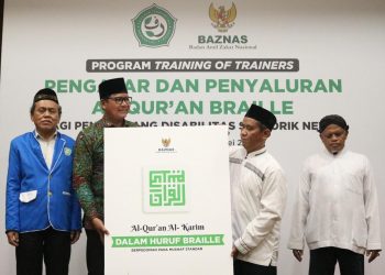 Siapkan Pengajar Kompeten, BAZNAS RI Gelar Program ToT Al-Quran Braille bagi Penyandang Disabilitas Sensorik Netra
