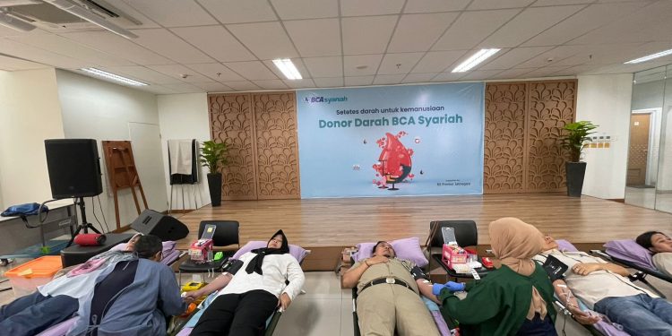 BCA Syariah Gelar Aksi Donor Darah Berbagi Untuk Sesama