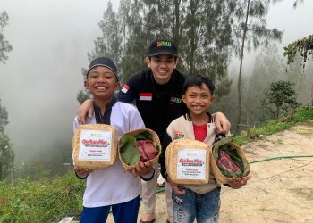 Mengintip Lokasi Distribusi Qurban BMH di Lereng Suku Tengger