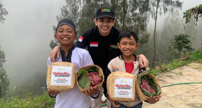 Mengintip Lokasi Distribusi Qurban BMH di Lereng Suku Tengger