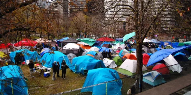 Mahasiswa Universitas McGill Kanada Turut Mendirikan Perkemahan Membela Palestina