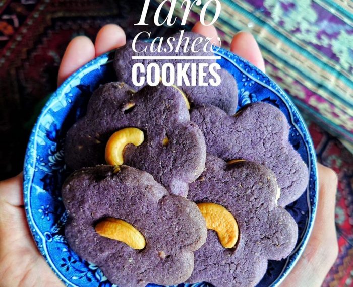 Taro Cashew Cookies ala Bunda Icha Savitry