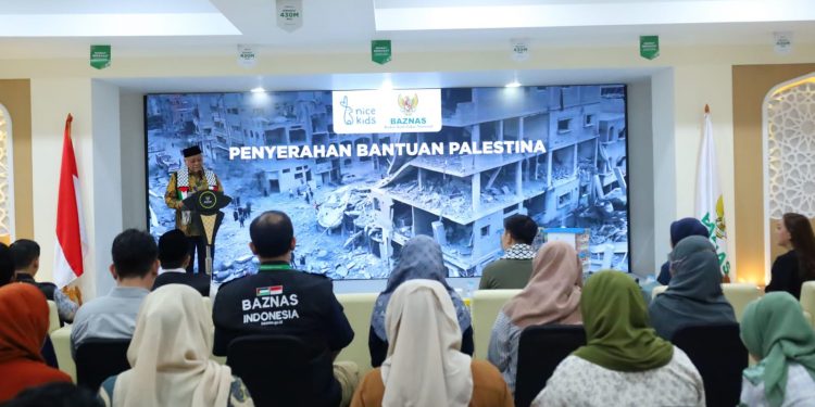 Bantu Palestina, Nice Kids Official Salurkan Sedekah Kemanusiaan melalui BAZNAS RI