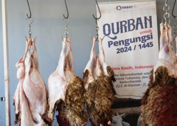 SMART171 Berbagi Daging Qurban di 4 Wilayah, Palestina hingga Yaman