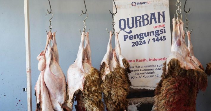 SMART171 Berbagi Daging Qurban di 4 Wilayah, Palestina hingga Yaman