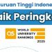 Perguruan Tinggi Indonesia Naik Peringkat Menurut World University Rankings 2025