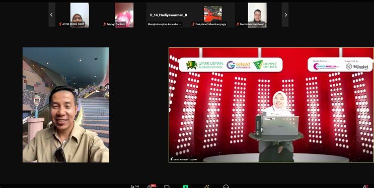 Umar Usman Business School Kembali Adakan Webinar Dengan Tema Membangun Generasi Mustahil Miskin