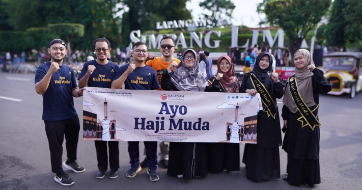 Hasanah Tour Semarang Gelar Kampanye Ayo Haji Muda di CFD Simpang Lima