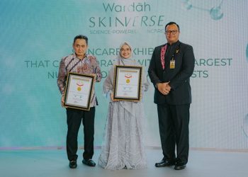 Wardah Raih Rekor MURI “Pameran Produk Perawatan Kulit yang Berkolaborasi dengan Dokter Spesialis Dermatologi Terbanyak” 