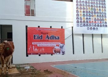 Jakarta Islamic School Berkurban Sebanyak 23 Ekor Domba dan 15 Ekor Sapi untuk Masyarakat