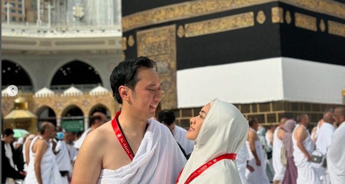 Potret Aliya Rajasa dan Ibas Jalani Ibadah Haji