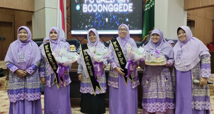 Salimah Bojonggede Sabet Penghargaan Best of The Best pada Rakorda Salimah Kabupaten Bogor