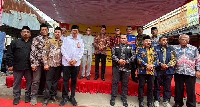 Dompet Dhuafa, Kemenko PMK, Dubes RI dan HFI Lakukan Groundbreaking Masjid di Long Xuyen