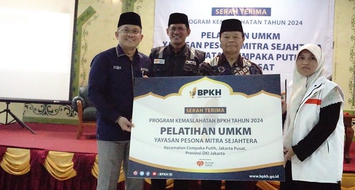 BPKH dan Mitra Kemaslahatan Rumah Zakat Adakan Pelatihan UMKM di Kecamatan Cempaka Putih, Jakarta Pusat