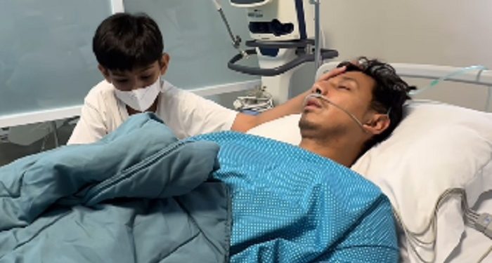 Rasa Sayang Kepada Sang Ayah, King Faaz A Rafiq Shalawatin Sony Septian di ICU agar Cepat Pulih