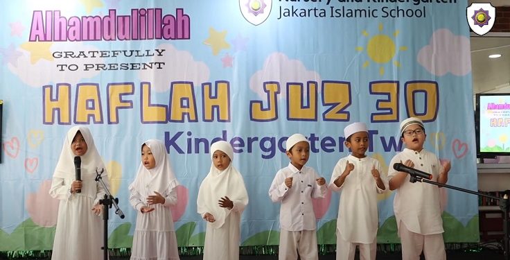 TK Jakarta Islamic School (JISc) Adakan Haflah Juz 30 Dalam Lingkungan Sekolah