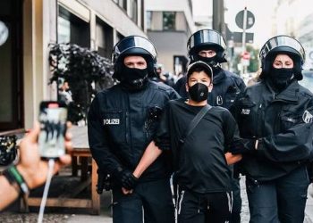 Polisi Jerman Meneror Demonstran Pro-Palestina