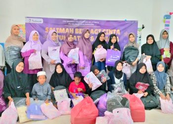 Gelar Gebyar Muharam, Salimah Kalsel Santuni Santri Panti Usia Beragam