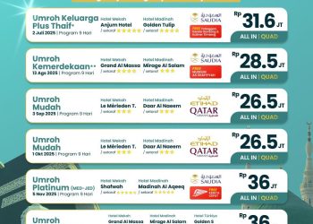 Umroh Mudah Bersama Rifadah Tour, Bisa Dicicil 500 Ribuan