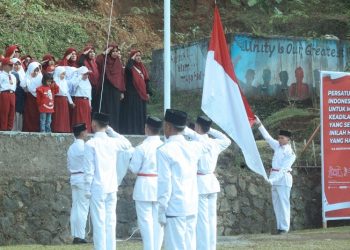 Peringati HUT ke-79 RI, Perkumpulan AQL Gelar Upacara di Bogor