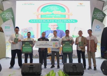 Penerbit Quran Cordoba Bersama BAZNAS Ajak Pengunjung Islamic Book Fair untuk Bersedekah Quran