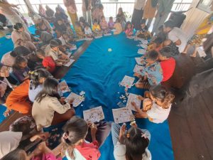 Tim Pengabdian Masyarakat UI Gelar Edukasi Asupan Makanan dan Literasi Fisik di Pulau Panggang